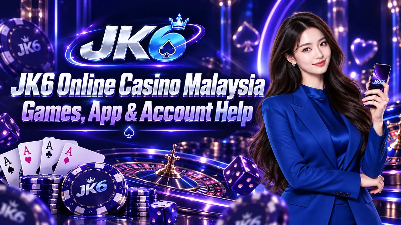 JK6 Online Casino Malaysia — Games, App & Account Help campaign artwork